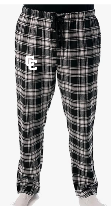 CC Black and White Plaid Flannel Pajama Pants