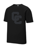Tee - Adult Black Cotton Tee - Black CC