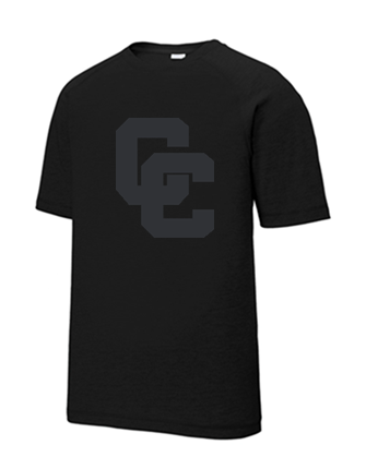 Tee - Adult Black Cotton Tee - Black CC