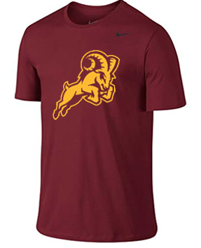 Tee - Adult Cardinal Cotton Tee - Gold Ram