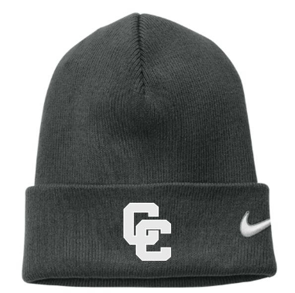 Beanie - Dark Grey - White CC