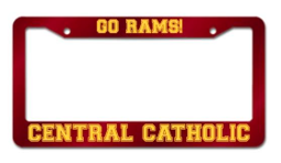 Central Catholic License Plate