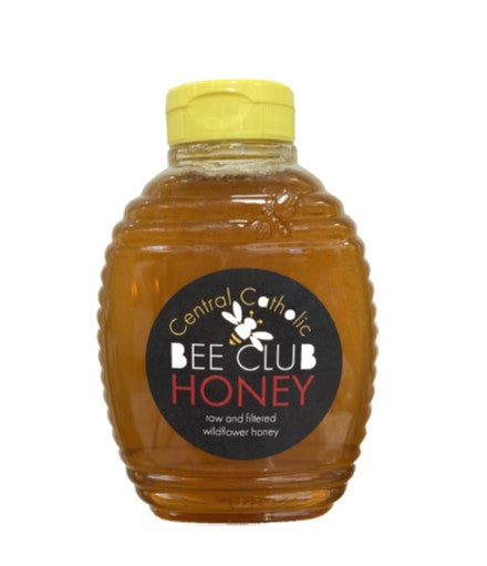 Central Catholic Bee Club Raw and Filtered Wildflower Honey