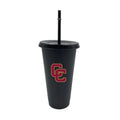 24 Oz. Black Stadium Cup with Lid