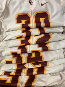 White Authentic Game Worn Football Jersey